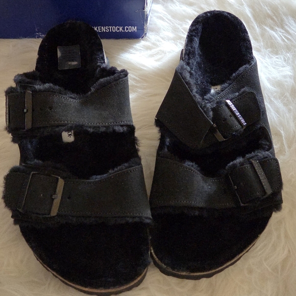 BIRKENSTOCK ARIZONA SHEARLING SANDAL SZ EU 43 main image 5